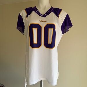 NFL Reebok Women's Minnesota Vikings Rhinestone Team Jersey